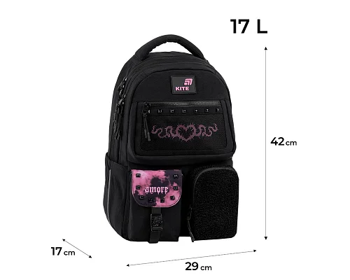 Рюкзак Kite Education teens Drama Queen спинка 42 см (K26-2587M-2)