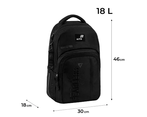 Рюкзак Kite Education teens Fearless спинка 46 см (K26-2578L)