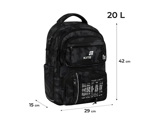 Рюкзак Kite Education teens Break Limits спинка 42 см (K26-2594M-3)