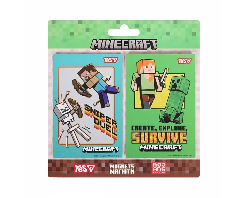 Магніти Yes Minecraft 6х9 см 2 шт 3 (708554)