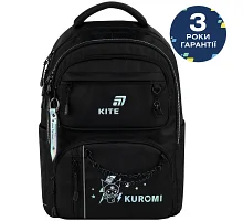 Рюкзак Kite Education teens Kuromi спинка 42 см (HK26-2594M)