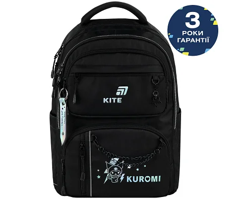 Рюкзак Kite Education teens Kuromi спинка 42 см (HK26-2594M)