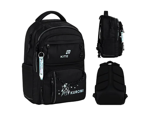 Рюкзак Kite Education teens Kuromi спинка 42 см (HK26-2594M)