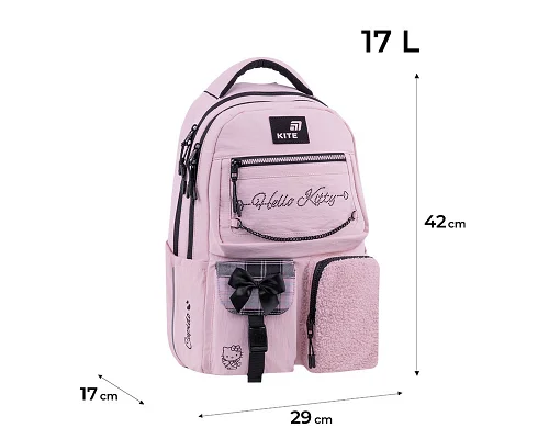 Рюкзак Kite Education teens Hello Kitty спинка 42 см (HK26-2587M-2)