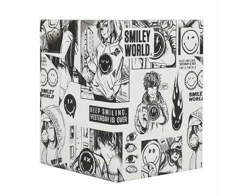 Стакан для письмового приладдя Yes Smiley World картон (708868)
