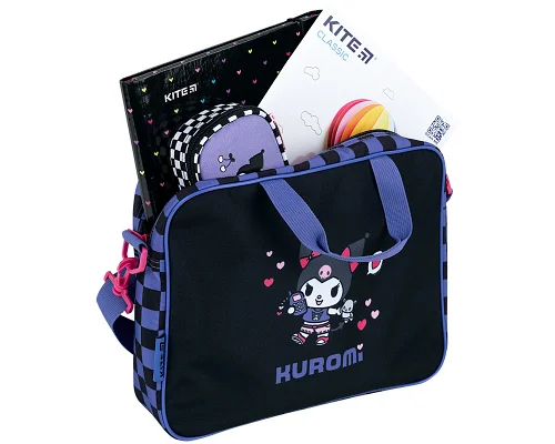 Шкільна текстильна сумка Kite Kuromi (HK26-589-1)