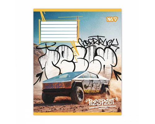 Зошит шкільний Respect А5 24 аркушів лінія YES (768887)