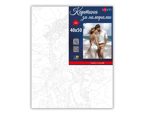 Картина за номерами SANTI Романтична пара 40х50 см (955770)