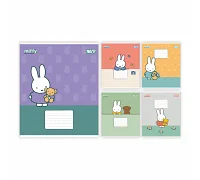 Зошит шкільний Yes My Miffy А5 12 аркушів коса лінія (768653)