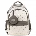 Рюкзак шкільний шкільний GoPack Education Beige Polka Dots спинка 41 см (GO26-182M-3)