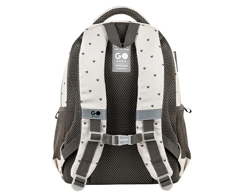 Рюкзак шкільний шкільний GoPack Education Beige Polka Dots спинка 41 см (GO26-182M-3)