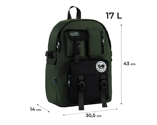 Рюкзак шкільний GoPack Education Teens спинка 43 см (GO26-2500L-4)