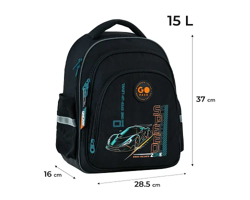 Рюкзак шкільний шкільний GoPack Education Speed Zone спинка 37 см (GO26-2606S-6)