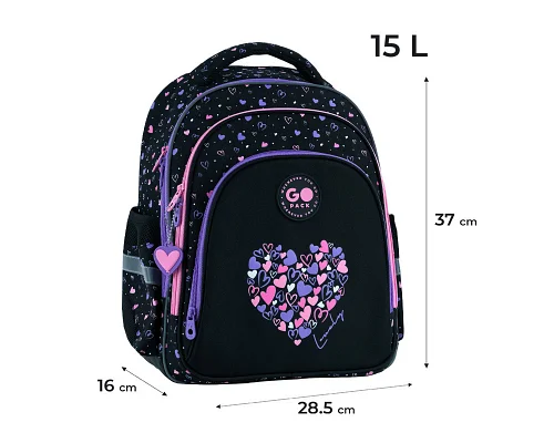 Рюкзак шкільний шкільний GoPack Education Bright&Awesome спинка 37 см (GO26-2606S-3)