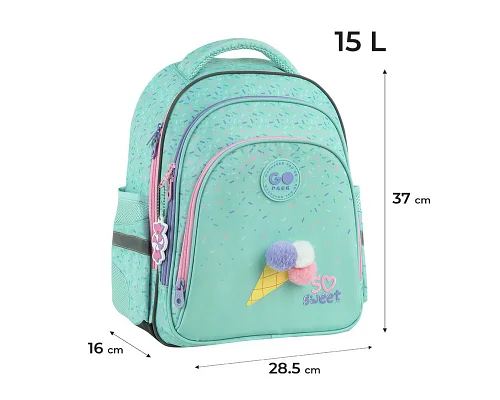 Рюкзак шкільний шкільний GoPack Education So Sweet спинка 37 см (GO26-2606S-2)