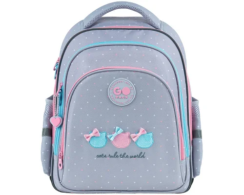 Рюкзак шкільний шкільний GoPack Education Cat's Rules спинка 37 см (GO26-2606S-1)