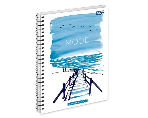Зошит для записів Yes Mood одинарна спіраль А4/80 аркушів (152377)