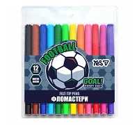 Фломастери Yes Football 12 кольорів (650600)