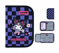 Пенал без наповнення Kuromi, 1 відділення, 1 відворот (HK26-621-2)