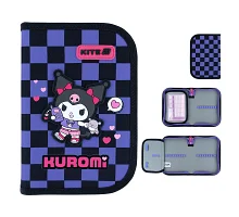 Пенал без наповнення Kuromi, 1 відділення, 1 відворот (HK26-621-2)