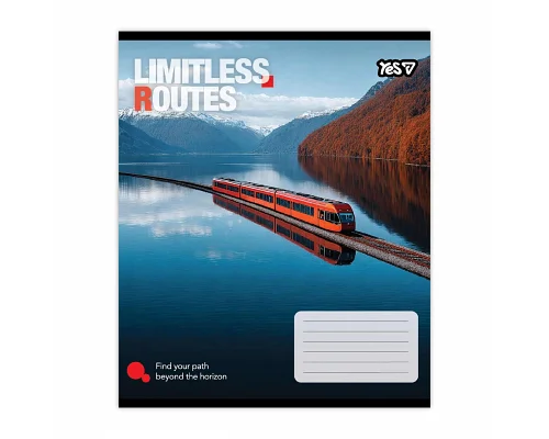 Зошит шкільний Yes Limitless routes А5 24 аркушів клітинка (769036)