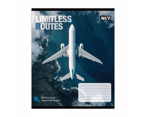 Зошит шкільний Yes Limitless routes А5 24 аркушів клітинка (769036)