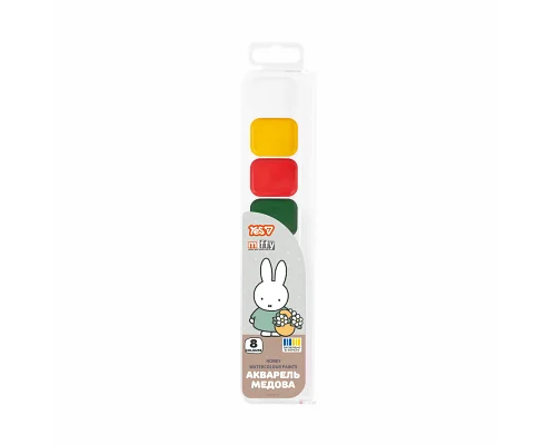 Краски акварельные Yes Miffy 8 цветов медовые (110318)