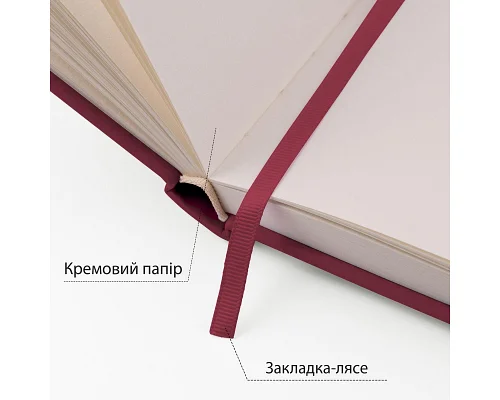 Скетчбук SANTI для графіки 16х23см 80 арк. тверда обкладинка PU 110г/м2 сливовий (743367)