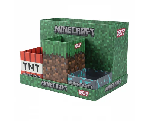 Набір органайзерів настільних Yes Minecraft 5 предметів, картон (708603)