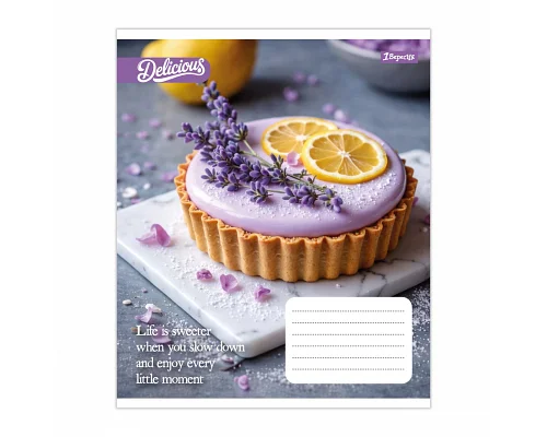 Зошит шкільний 1Вересня Cake А5 18 аркушів клітинка (769138)