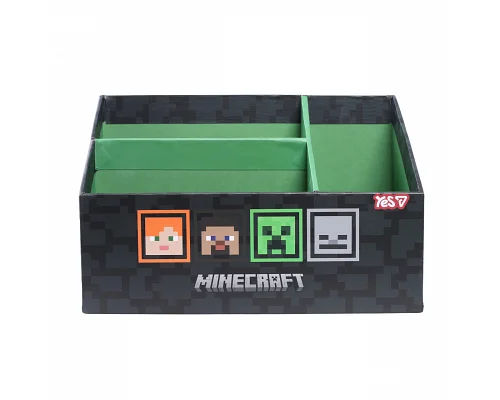 Органайзер настільний Yes Minecraft 3 відділення картон (708621)