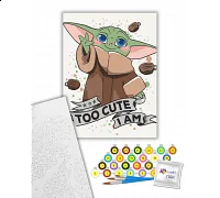 Картина за номерами Cute Grogu 30х40 см Art Craft (16134-AC)