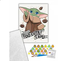 Картина за номерами Cute Grogu 30х40 см Art Craft (16134-AC)