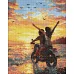 Алмазна мозаїка Морська поїздка на двох art_selena_ua 40х50 Ідейка (AMO20202)
