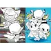 Книжка-розмальовка зі стікерами Super Friends Warner Bros. 21x29 Ідейка (LCB40)