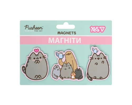 Магніти фігурні Yes Pusheen, 3 шт 1 (708547)