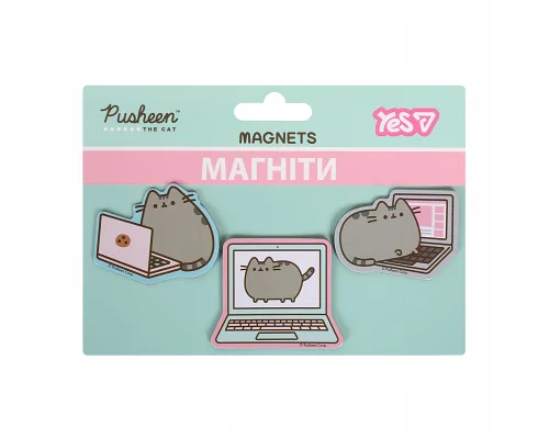 Магніти фігурні Yes Pusheen, 3 шт 3 (708549)