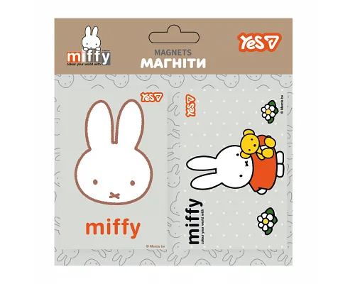 Магніти Yes Miffy 6х9 см 2 шт 2 (708567)