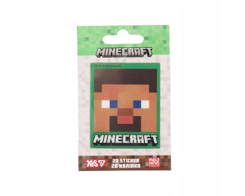 Наклейка 2D Yes Minecraft Alex (708509)