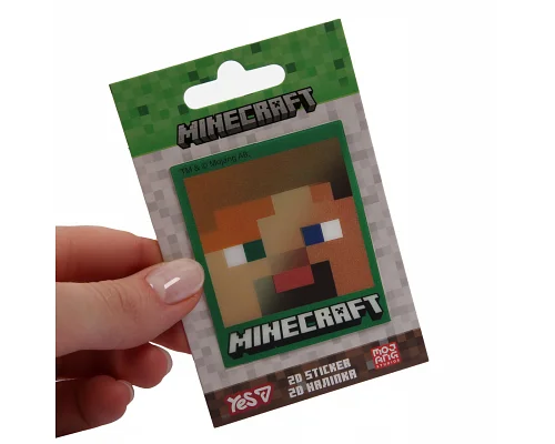 Наклейка 2D Yes Minecraft Alex (708509)