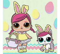 Картина за номерами L.O.L. Surprise! Spring Bling HOPS and KITTEA 30х30 Ідейка (KHO1225)