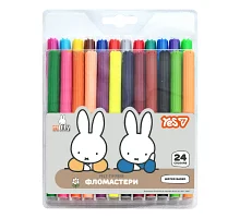 Фломастери Yes Miffy 24 кольори (650606)