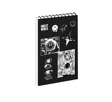 Зошит для записів Yes Smiley Stay Real одинарна спіраль А6/80 аркушів (152469)