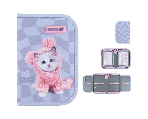 Пенал без наповнення Kite Studio Pets, 1 відділення, 2 відвороти (SP26-622)