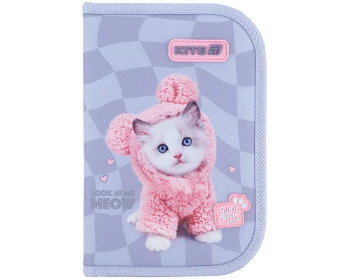 Пенал без наповнення Kite Studio Pets, 1 відділення, 2 відвороти (SP26-622)