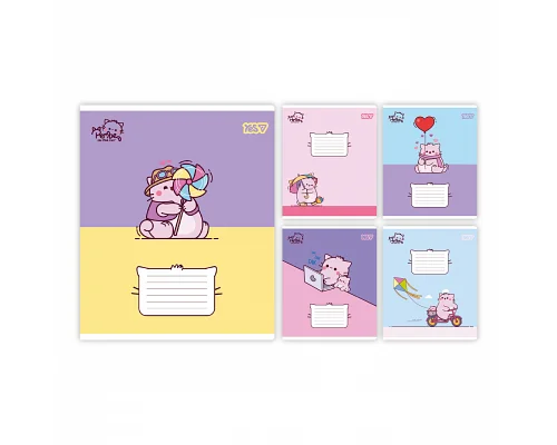 Зошит шкільний Yes Pembe А5 18 аркушів клітинка (769045)