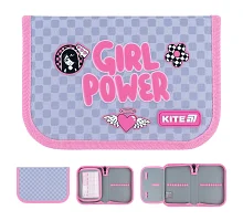 Пенал без наповнення Kite Girl's Power, 1 відділення, 1 відворот (K26-621-5)