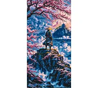 Картина за номерами Пейзаж Шлях самурая 40x80 см Оригамі (LW5134)