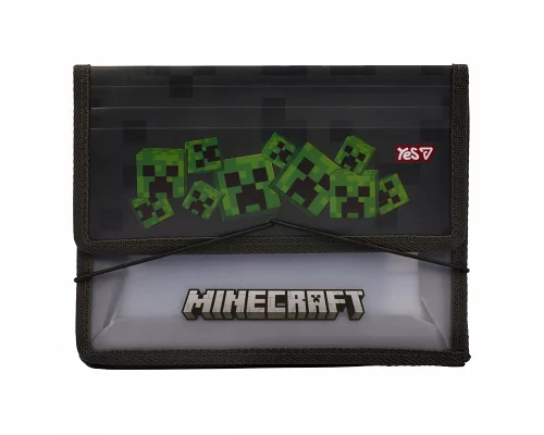 Папка для зошитів Yes пластикова на резинці В5 Minecraft Creepers (492360)