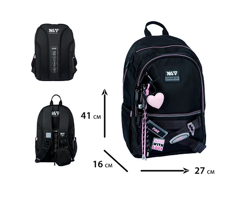 Pюкзак With Love TS-113M для дівчинки 41 см YES (550320)